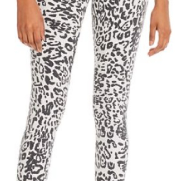 Hudson Barbara Animal Print Skinny Jeans - Leopard - Picture 2 of 2